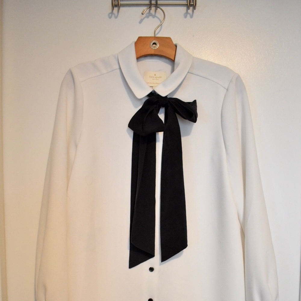 White Kate Spade Shift Dress